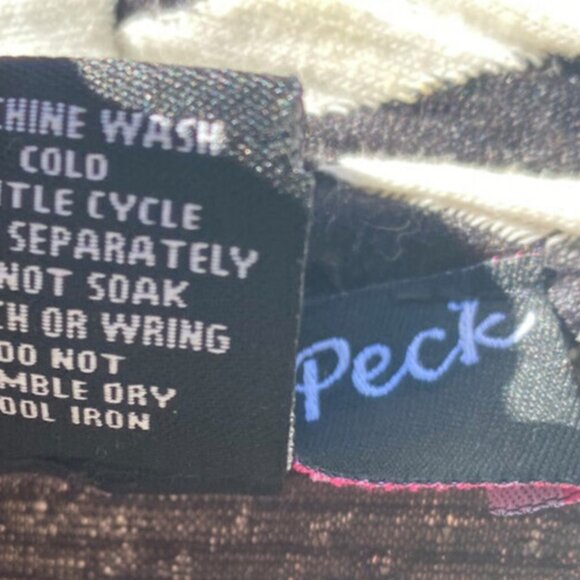 Woman's Peck & Peck Black & White Geo Over Shirt Jacket Blazer Top Size Medium - Picture 8 of 8